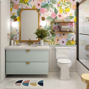 Цветная и яркая ванная комната: как преобразить санузел в Северном - severnoe.mebel54.com | фото