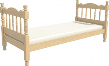 Кровать одинарная Аленка из массива сосны 800*1890 Сосна в Северном - severnoe.mebel54.com | фото