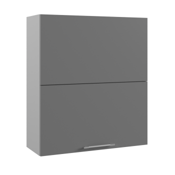 Ройс ПГПМ 800 Шкаф верхний Blum Aventos HF (Графит софт/корпус Серый) в Северном - severnoe.mebel54.com | фото