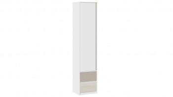 Шкаф для белья комбинированный «Сканди» Дуб Гарден/Белый/Глиняный серый в Северном - severnoe.mebel54.com | фото
